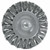 Weiler 17684 Stem Mounted Knot Wheel.014 Ss 1/4 Stem