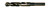 Cle-Line C17070 1-1/8 Blk&Gold S&D Sp&Flt
