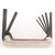 Bondhus 14589 Set 9 Hex Metal Handle Fold-Up Tools 5/64-1/4" (1 ST)