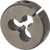 Cle-Line C65739 0710 8-32 Hss Rd Die 13/16"Od