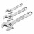Crescent AC3PC Adjustable Wrench Set 6/8/10 Chrome