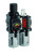 Ingersoll Rand Aro C38121-600 1/4 " Piggyback Filter/Regulator W/ Lubricator