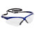 Kleenguard 47384 Nemesis Safety Glasses Cl A-F Lenses W/Met Bl Fr