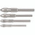 L.S. Starrett 50614 S166Z Pin Vise Set 166A/ (1 ST)