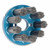 Weiler 85788 3" Nylox Disc Brush-Rect.Fil.-80 Grit-7/8"A.H.