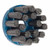 Weiler 85806 3-1/2" Disc. Brush-Rect.Nylox 80 Grit- 7/
