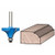 Alfa Tools RB75096 1 x 2 Beading Router Bit