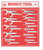 Wright Tool D943 22-Pc Fractional Servicewrench Display W/B (1 DS)