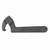 Wright Tool 9642 1-1/4" To 3" Black Adj.Pin Spanner Wre