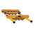 Rhino Cart All Purpose Moving Dolly,  2,000 lb Load Capacity, Adjustable Width, Yellow