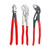 Knipex 9K 00 80 117 US 3 Pc 10" Pliers Set (87 01 250, 86 03 250, 74 01 250)