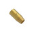 169-715: Miller Style 1/2" Slide-On Flush Brass MIG Nozzle MIG Nozzle - Miller Style Insulated Flush