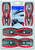 Knipex 00 20 04 SB 8 Pc Precision Circlip Pliers Set
