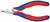 Knipex Electronics 45 Angled Pliers-Half Round Tips 3542115