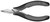 Knipex Electronics 45 Angled Pliers-Half Round Tips, ESD Handles 3542115ESD