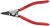 Knipex External Snap Ring Pliers-Forged Tips 4611A0SBA