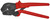 Knipex Crimping Pliers For Non-Insulated Open Plug-Type Connectors (Plug Width 2.8 and 4.8 mm) 975204