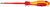 Knipex Slotted Screwdriver, 4"-1000V Insulated, 7/64" tip 982030