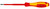 Knipex Slotted Screwdriver, 4"-1000V Insulated, 1/8" tip 982035