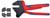Knipex Crimp System Pliers (97 43 200) & Crimp Die: Solar Connectors H & 5 (HUBER & SUHNER): 2 1/2/4.0 mm 11/1 (97 49 62) Packaged In A Protective Plastic Case 9K008058US