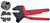 Knipex Crimp System Pliers (97 43 200) + Crimp Die: Solar Connectors For MC3 Multi Contact (97 49 65) + Locator For 97 49 65 (97 49 65 1) Packaged In A Protective Plastic Case 9K008061US