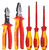 Knipex 5 Pc Pliers/Screwdriver Tool Set, 1000V Insulated 9K989821US