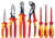 Knipex 7 Pc Pliers/Screwdriver Tool Set, 1000V, Nylon Pouch 9K989826US