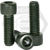 #0-80 x 1" Socket Head Cap Screws, Thermal Black Oxide, Full Thread, Fine (UNF), Alloy Steel, Qty 100