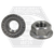 1/4"-20 Hex Flange Nuts, Serrated, 316 Stainless Steel, Qty 100