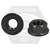 M6-1.00 Hex Flange Nuts, Serrated, Metric Class 8, Plain Finish, Coarse (UNC), Qty 500