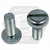 M5-0.80 x 40 mm Machine Screws, Slotted Pan Head, Metric Class 4.8, Zinc Cr+3, DIN 85, Qty 300