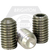 1/2"-13 x 1 1/2" Socket Set Screws Cup Point, Coarse (UNC), 316 Stainless Steel, Qty 25