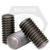 #4-40 x 3/4" Socket Set Screws, Oval Point, Black Oxide, Coarse (UNC), Alloy Steel, Qty 100