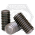5/16"-24 x 1 1/2" Socket Set Screws, Oval Point, Black Oxide, Fine (UNF), Alloy Steel, Qty 100