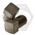 1/4"-20 x 1 1/2" Square Head Set Screws, Cup Point, Plain Finish, Full Thread, Coarse (UNC), Alloy Steel, Thru-Hardened, Qty 100