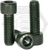 1/2"-12 x 7" Socket Head Cap Screws, BSW, Thermal Black Oxide, Partial Thread, Alloy Steel, Qty 10