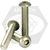 M5-0.80 x 14 mm Button Head Socket Cap Screws, 18-8 Stainless Steel A2, Full Thread, Coarse (UNC), Qty 100