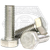 M16-2.00 x 300 mm Hex Cap Screws, 18-8 Stainless Steel A2, Full Thread, Coarse (UNC), DIN 931, Qty 10