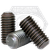 M8-1.25 x 45 mm Socket Set Screws, Flat Point, Metric Class 45H, Black Oxide, Coarse (UNC), Alloy Steel, ISO 4026 / DIN 913, Qty 200
