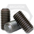 M16-2.00 x 60 mm Socket Set Screws, Flat Point, Metric Class 45H, Black Oxide, Coarse (UNC), Alloy Steel, ISO 4026 / DIN 913, Qty 25