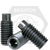 M20-2.50 x 35 mm Socket Set Screws, Dog Point, Metric Class 45H, Black Oxide, Coarse (UNC), Alloy Steel, ISO 4028 / DIN 915, Qty 1