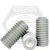 5/16"-18  x  3/4" Socket Set Screws, Cup Point, Mechanical Zinc Cr+3, Coarse (UNC), Alloy Steel, Qty 100