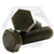 3/8"-24 x 1 3/8" Hex Cap Screws, Grade 5, Plain Finish, Full Thread, Fine (UNF), Medium Carbon Steel, Qty 100