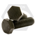 1"-14 x 3 1/4" Hex Cap Screws, Grade 5, Plain Finish, Partial Thread, Fine (UNS), Medium Carbon Steel, Qty 10