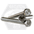 1/2"-13 x 5 1/2" Hex Cap Screws, 18-8 Stainless Steel, Full Thread, Coarse (UNC), ASTM F593, Qty 20