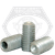 M10-1.50 x 65 mm Socket Set Screws, Cup Point, Metric Class 45H, Zinc-Bake Cr+3, Coarse (UNC), Alloy Steel, ISO 4029 / DIN 916, Qty 50