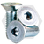 M8-1.25 x 85 mm Flat Head Socket Cap Screws, Metric Class 12.9, Zinc-Bake Cr+3, Partial Thread, Coarse (UNC), Alloy Steel, DIN 7991, Qty 100