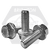 M8-1.25 x 35 mm Hex Flange Bolts, Serrated, Metric Class 8.8, Zinc Cr+3, Full Thread, Coarse (UNC), DIN 6921, Qty 100