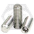 M3-0.50 x 10 mm Socket Set Screws, Flat Point, 18-8 Stainless Steel A2, Coarse (UNC), Qty 100