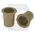M6 - 1.0 ISO (4.20-6.60) Steel Hex Rivet Nut Zinc-Yellow Cr+3 (Metric), Qty 500